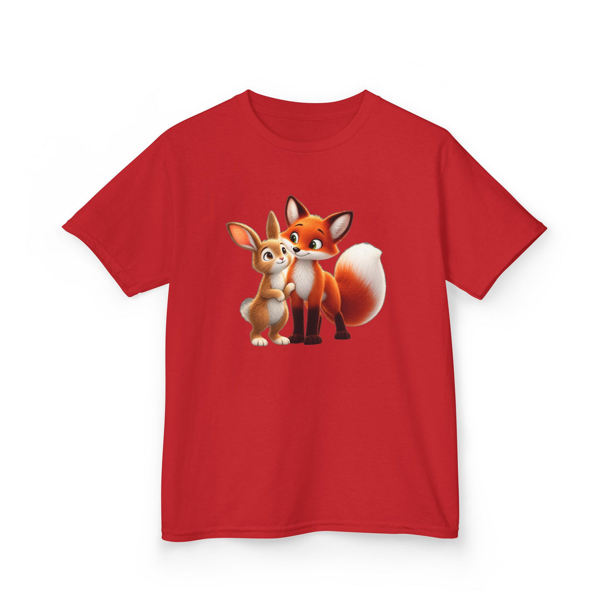 Brave Bunny & The Friendly Fox Kids T-Shirt | Children's Book Character Tee