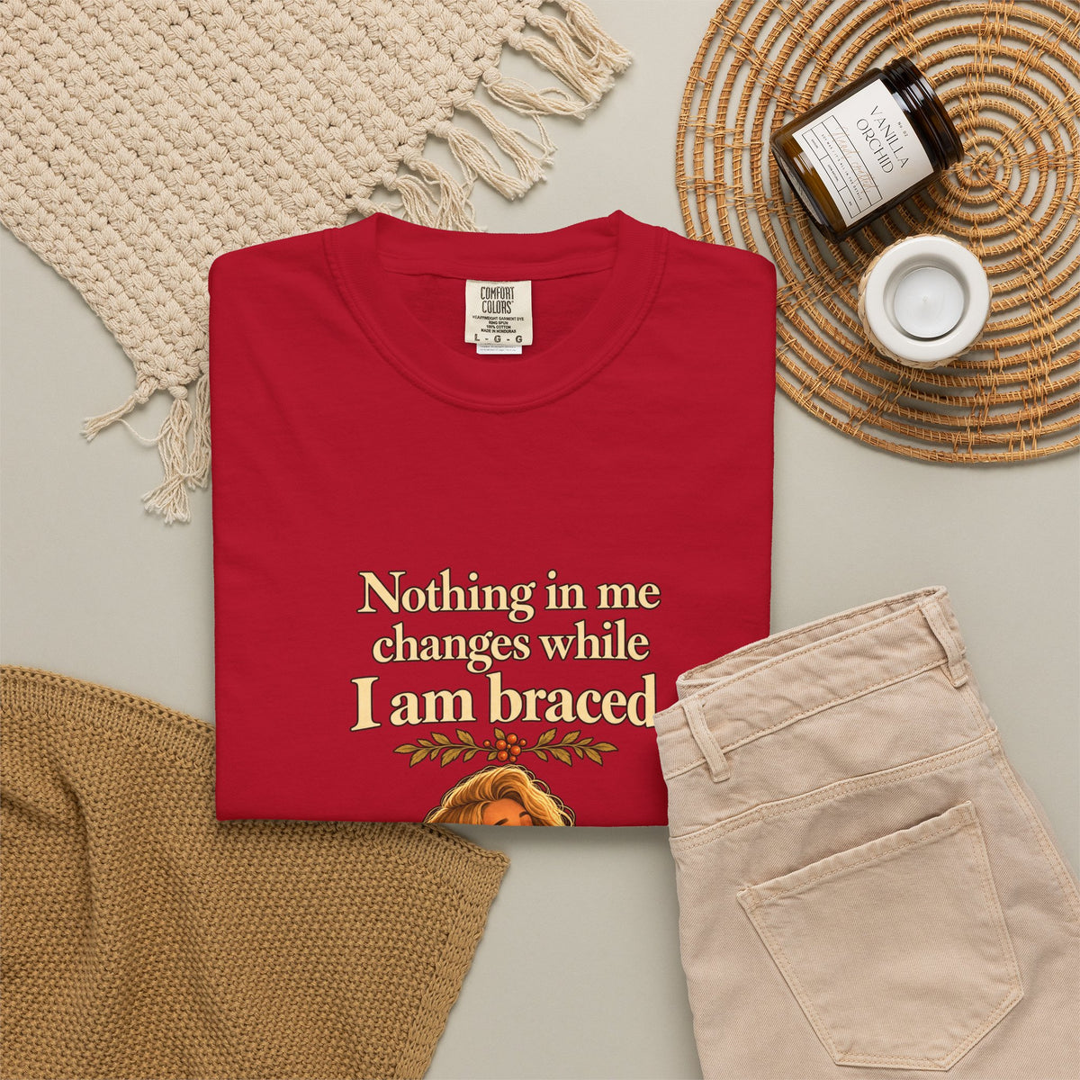 Nothing in Me Changes While I Am Braced Women's Relaxed Tee | Andra Annette | Pounds to Go