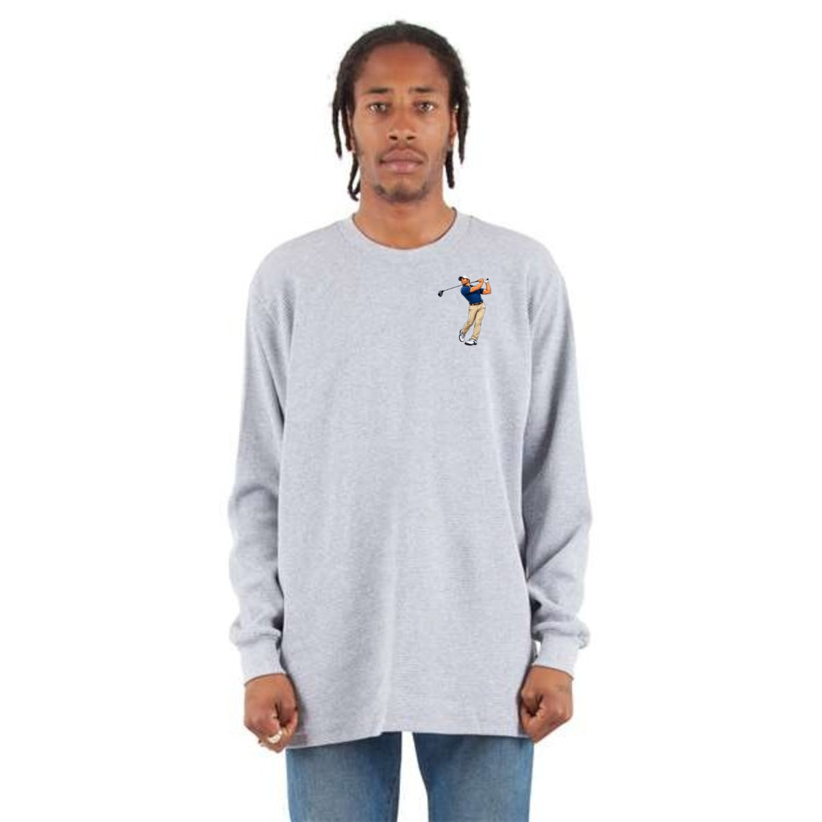 Golfer Thermal Long Sleeve Shirt | Men's Golf Gift | Pounds to Go