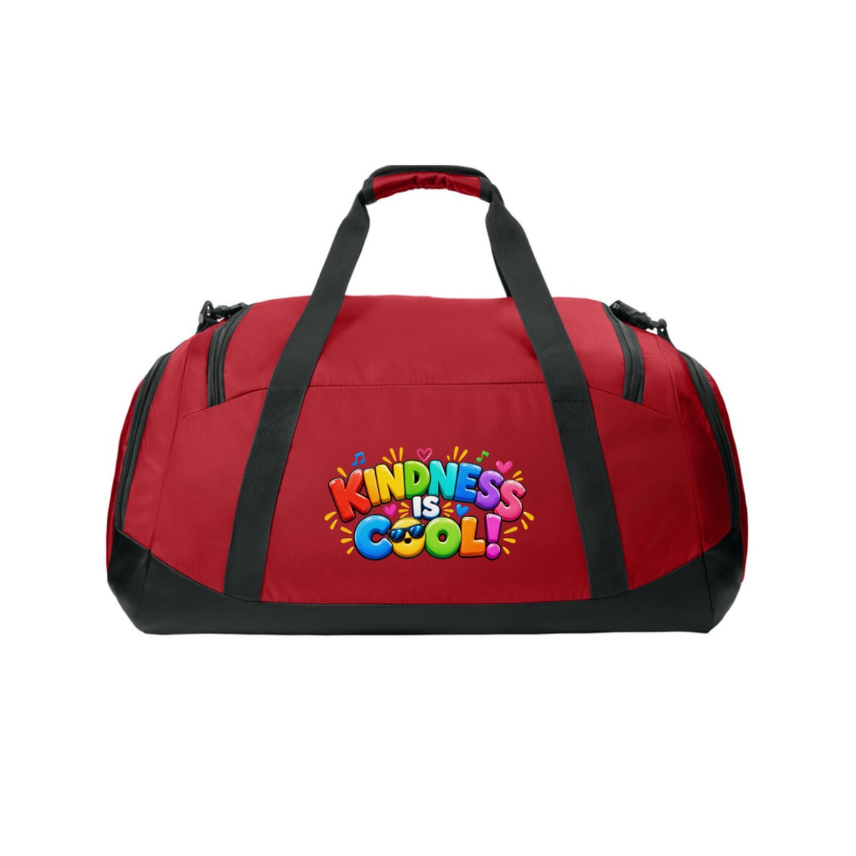 Kindness Is Cool Gym Bag | Large Duffel for Teachers & Coaches | PE Teacher Gift