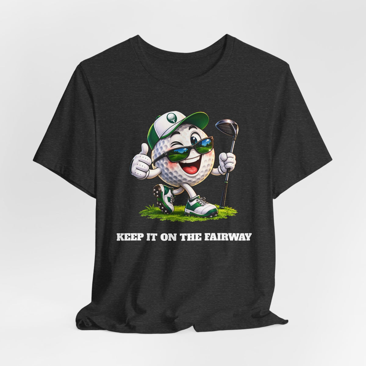 Keep It on the Fairway Golf Ball T-Shirt | Funny Golf Gift | Pounds to Go