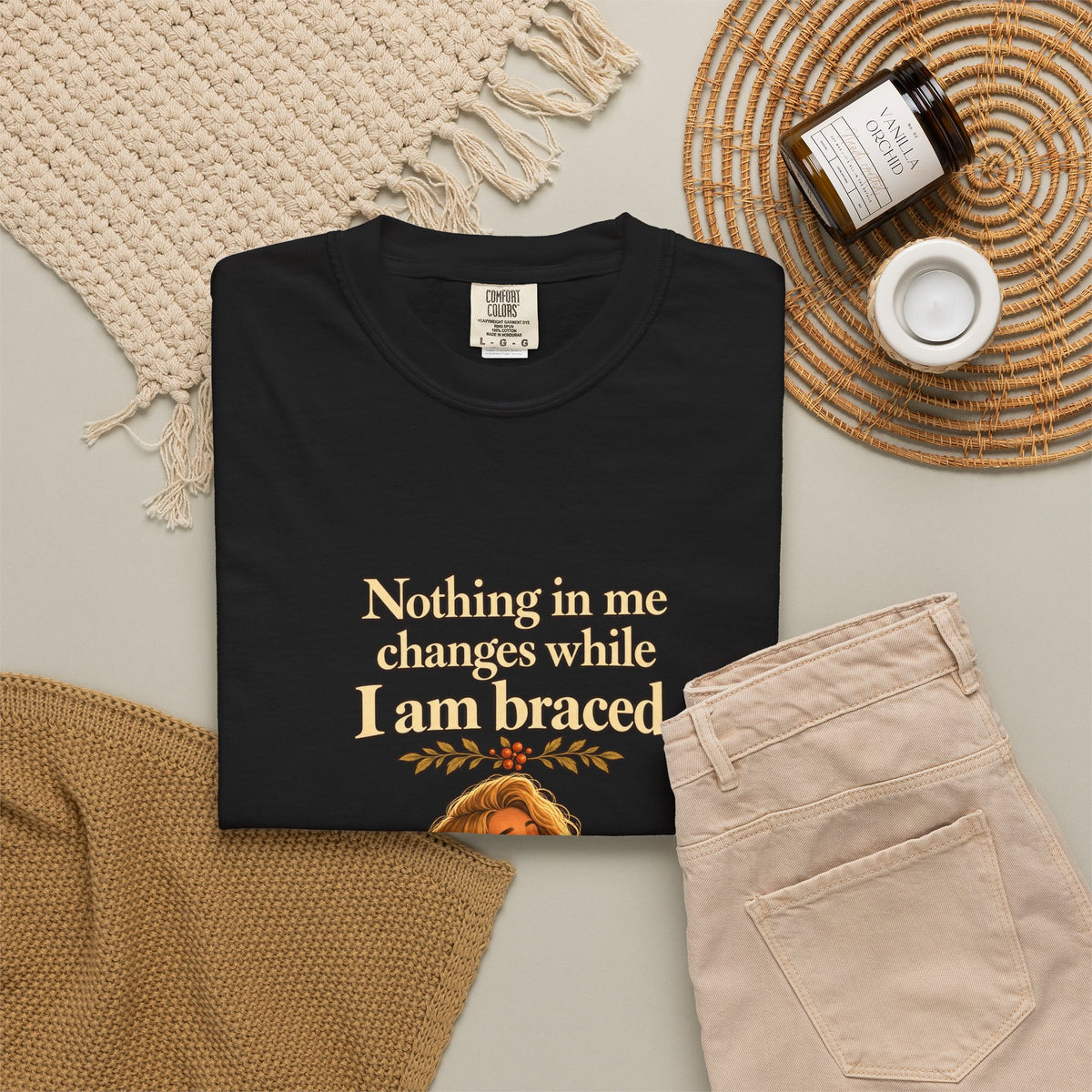 Nothing in Me Changes While I Am Braced Women's Relaxed Tee | Andra Annette | Pounds to Go