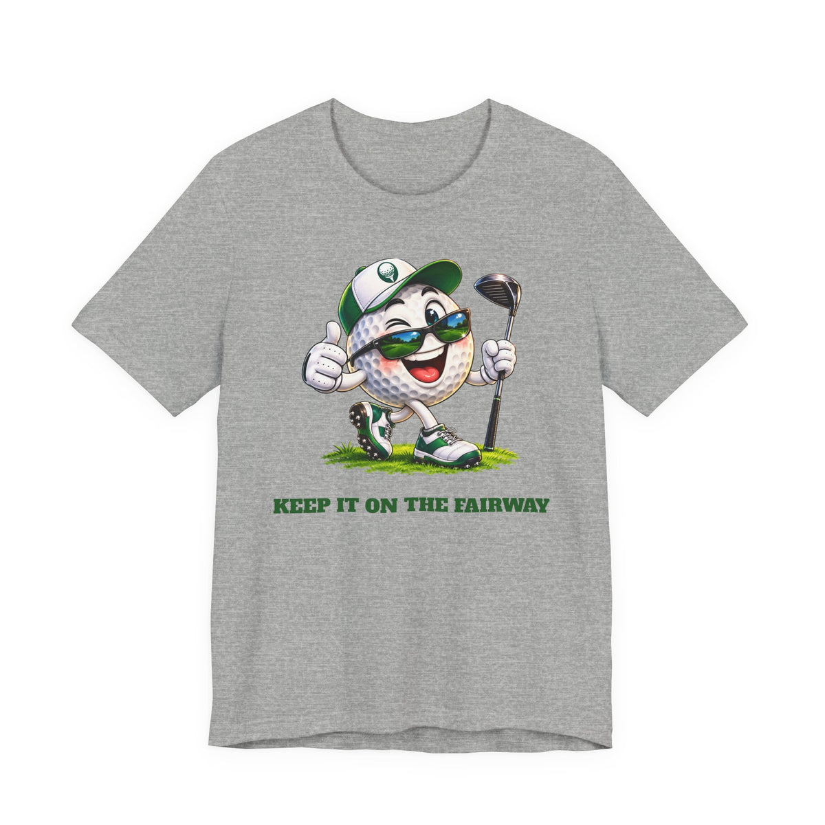 Keep It on the Fairway Golf Ball T-Shirt | Funny Golf Gift | Pounds to Go