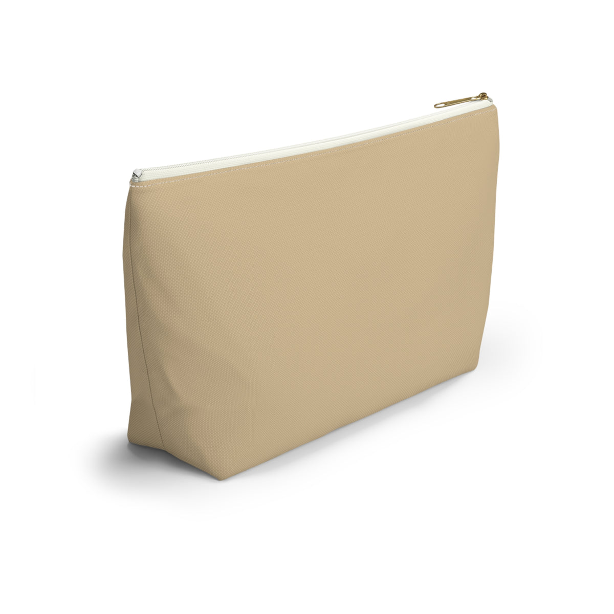 My Voice Belongs in the Room Makeup Pouch | Warm Tan | Andra Annette | Pounds to Go