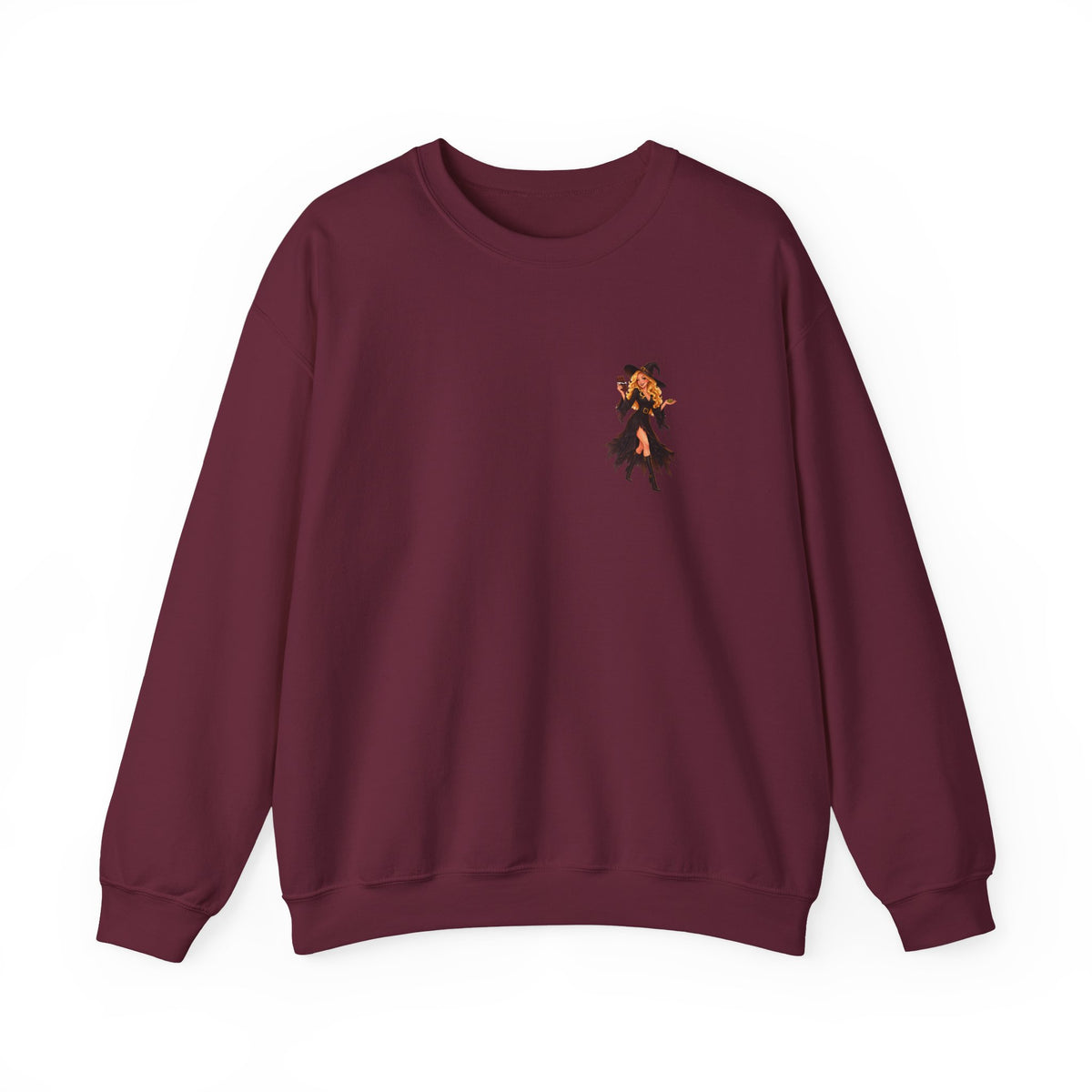 Chocolate Witch Pocket Crewneck Sweatshirt | Andra Annette | Pounds to Go