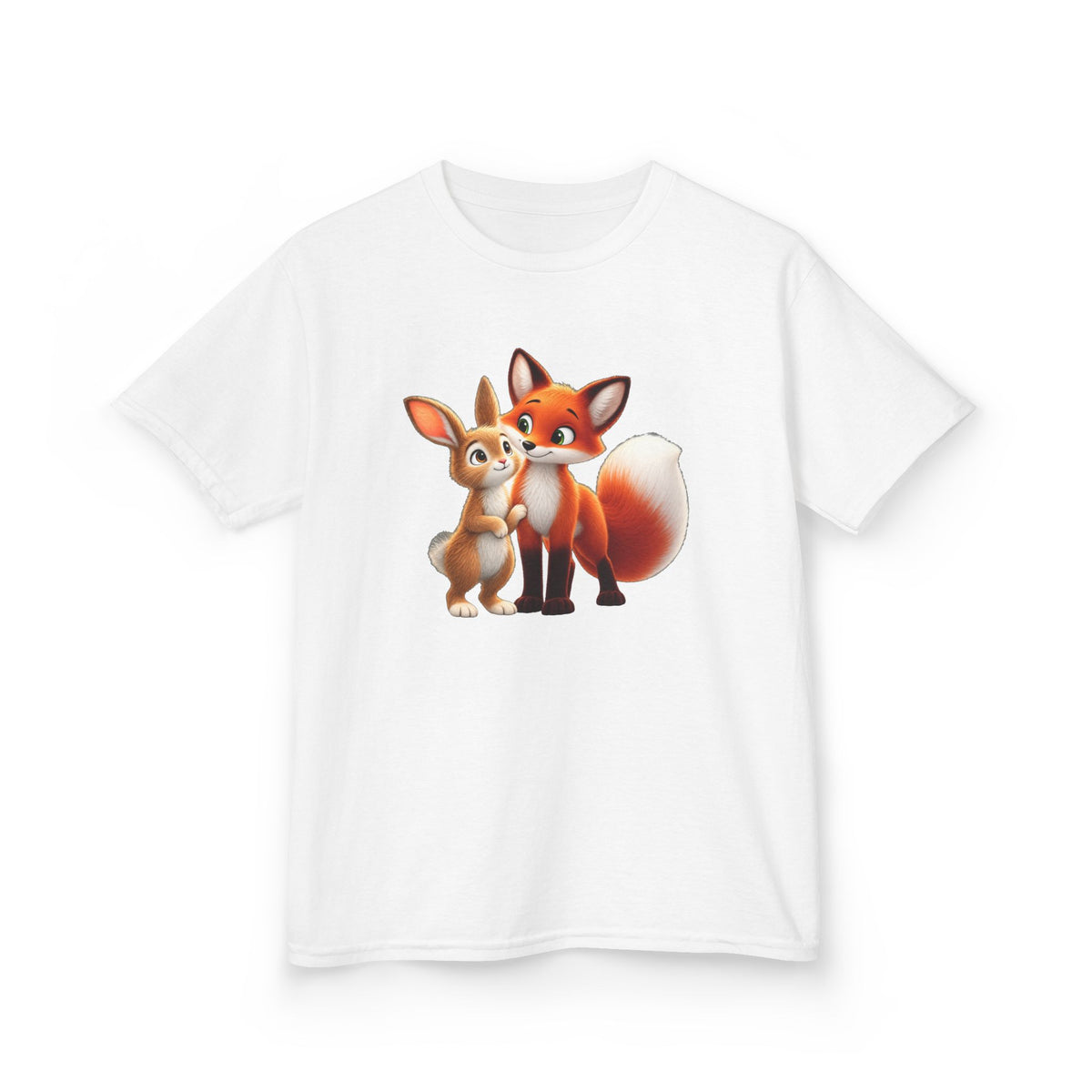 Brave Bunny & The Friendly Fox Kids T-Shirt | Children's Book Character Tee