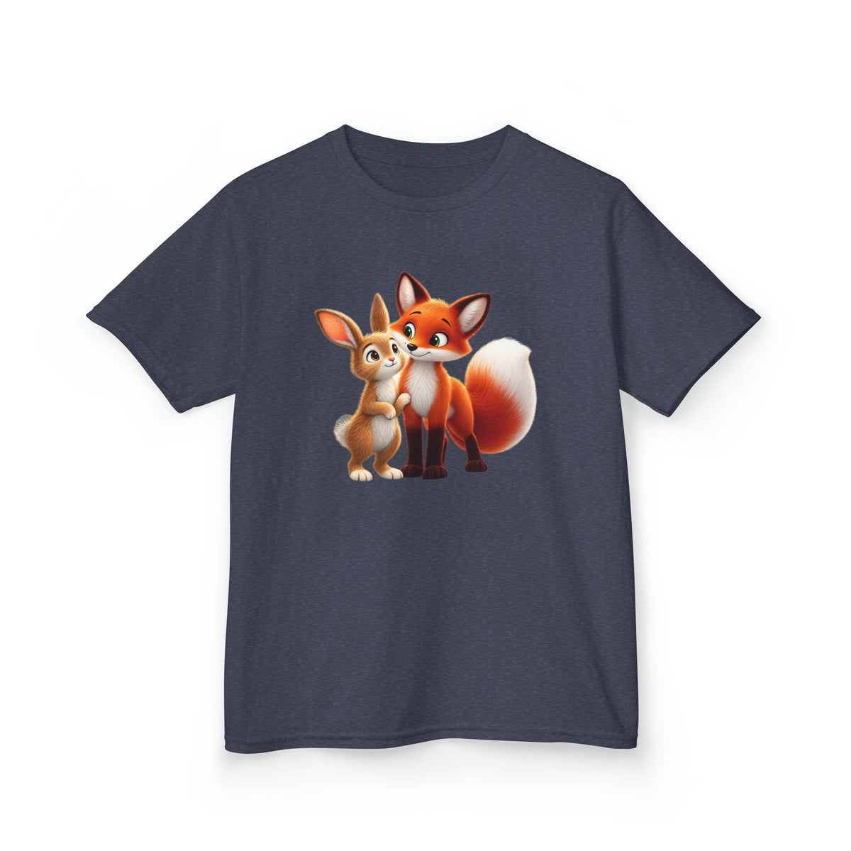 Brave Bunny & The Friendly Fox Kids T-Shirt | Children's Book Character Tee