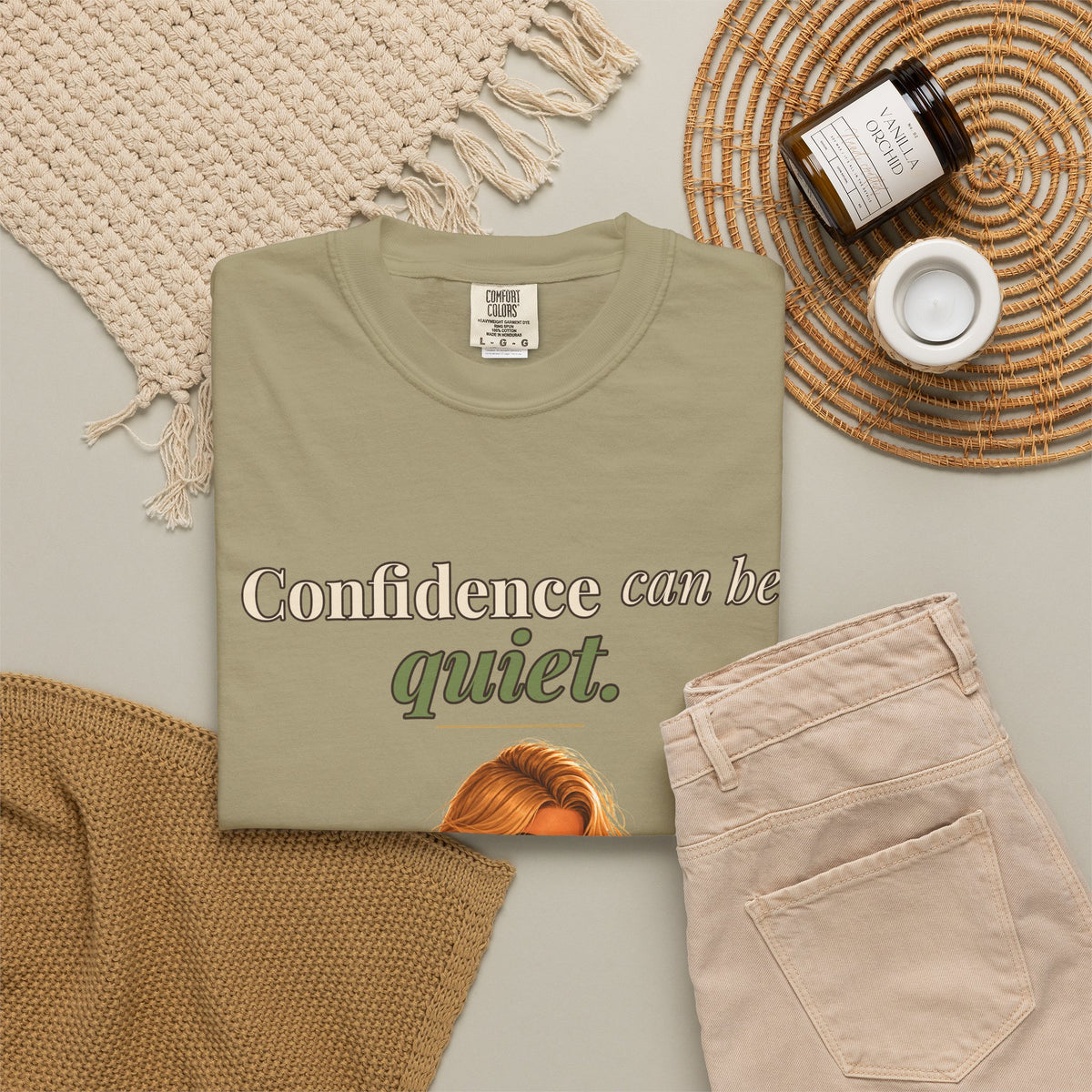 Confidence Can Be Quiet Women's Relaxed Tee | Andra Annette | Pounds to Go
