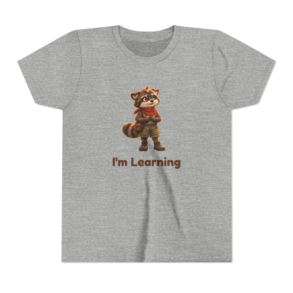 Milo the Raccoon "I'm Learning" Kids Tee