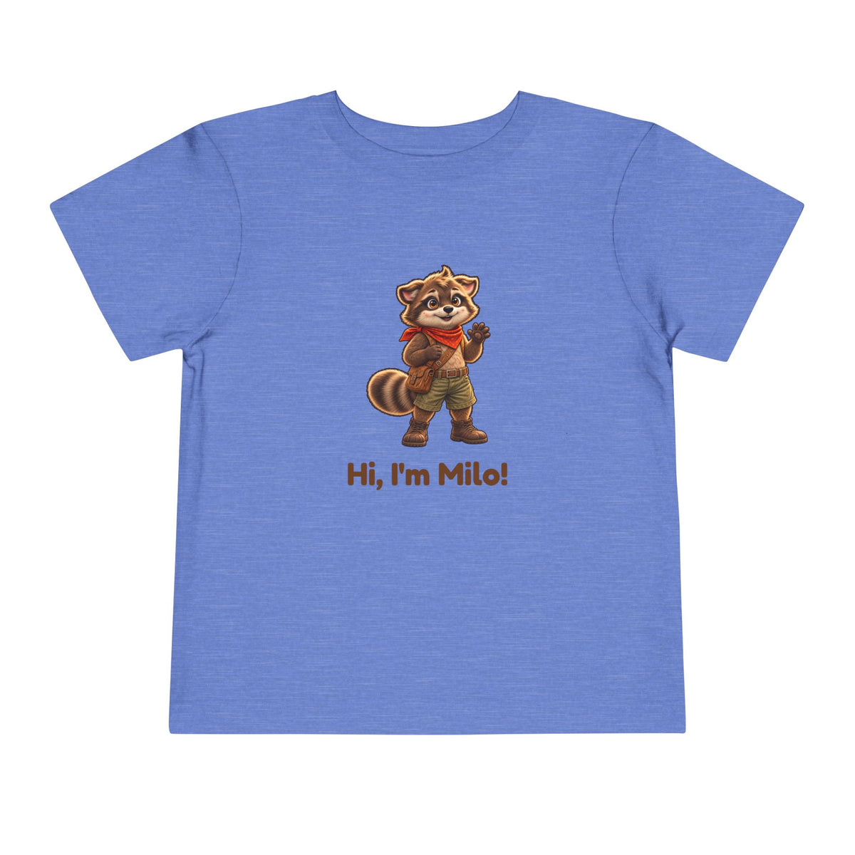 Milo the Raccoon "Hi, I'm Milo!" Toddler Tee