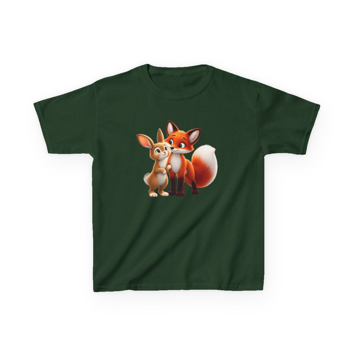 Brave Bunny & The Friendly Fox Kids T-Shirt | Children's Book Character Tee