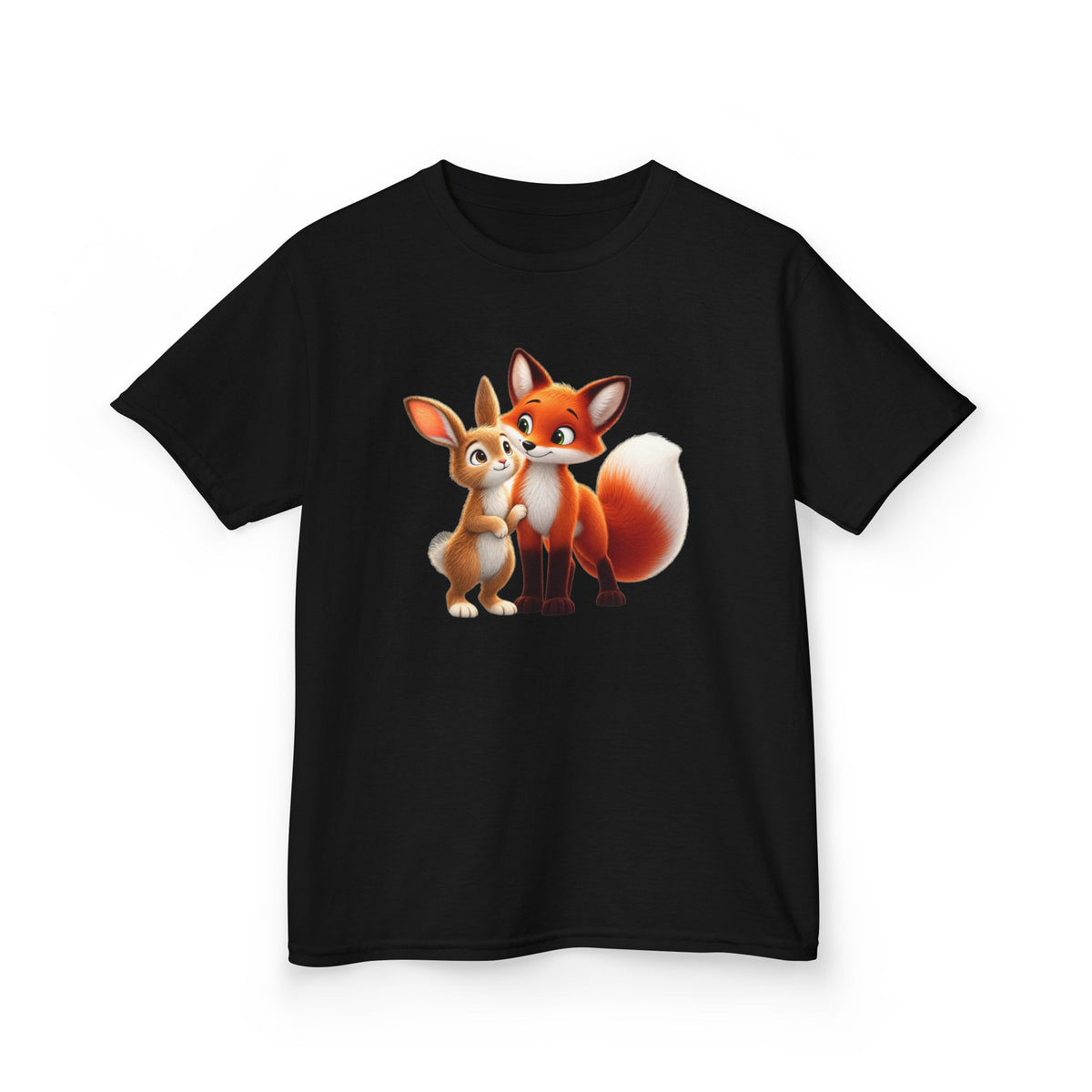 Brave Bunny & The Friendly Fox Kids T-Shirt | Children's Book Character Tee