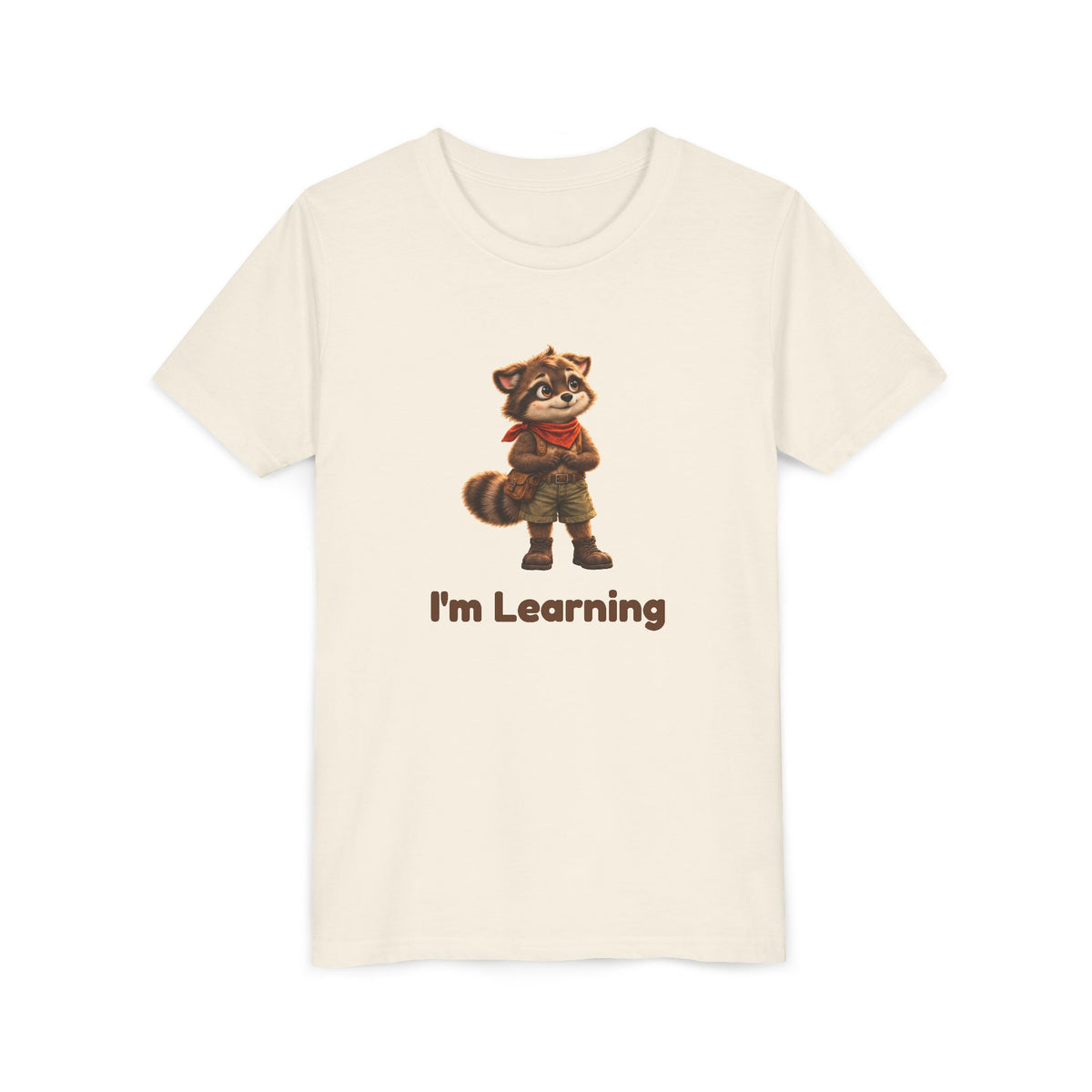 Milo the Raccoon "I'm Learning" Kids Tee