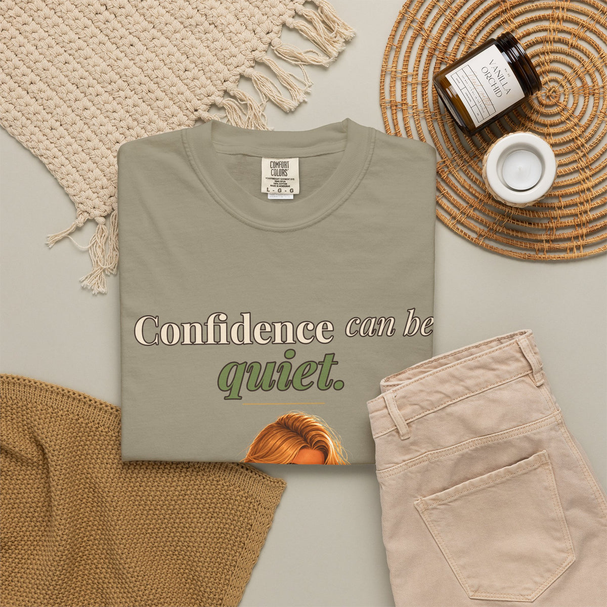 Confidence Can Be Quiet Women's Relaxed Tee | Andra Annette | Pounds to Go