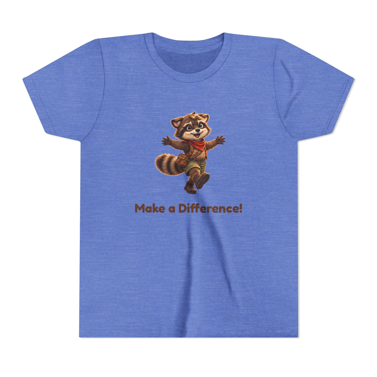 Milo the Raccoon "Make a Difference!" Kids Tee
