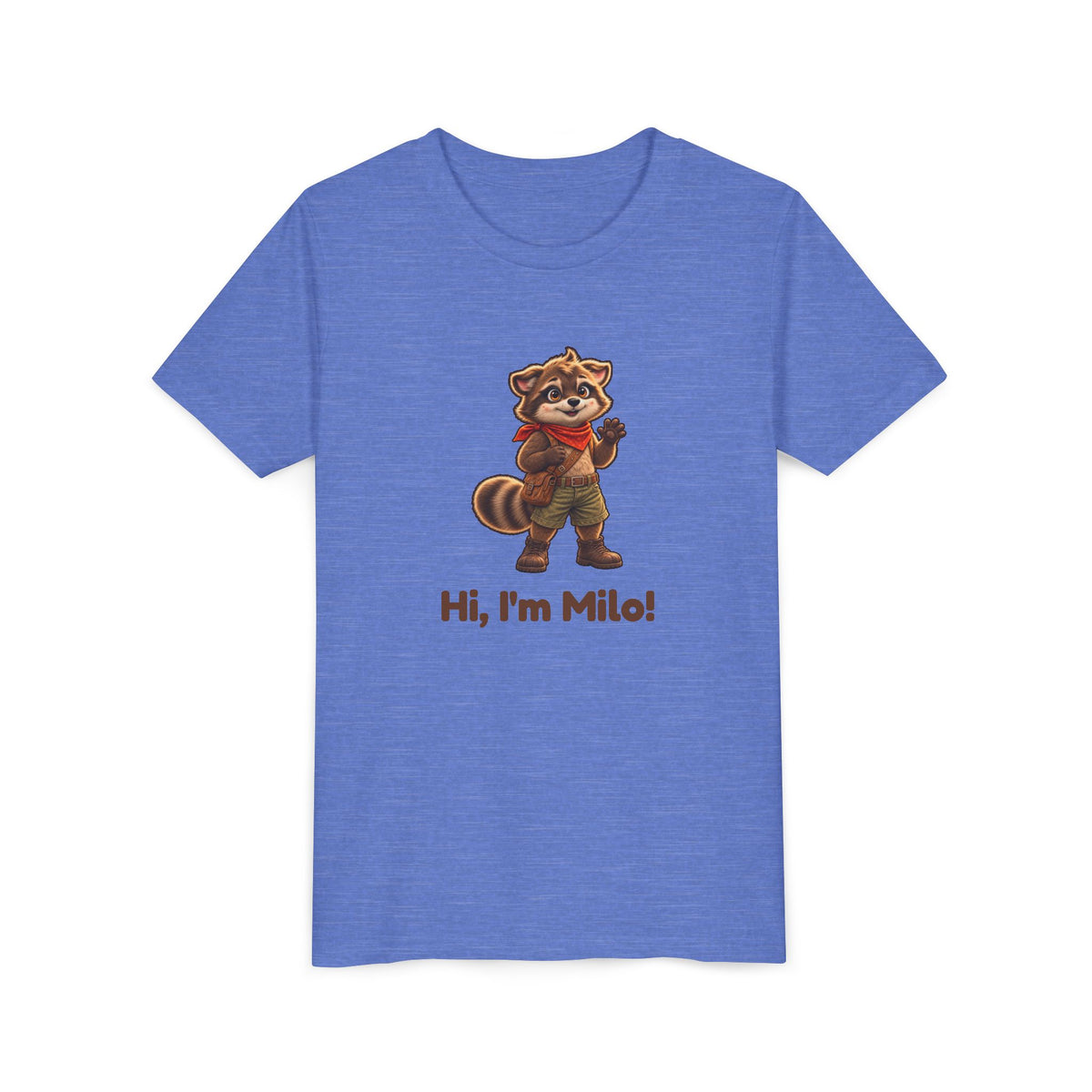 Milo the Raccoon "Hi, I'm Milo!" Kids Tee