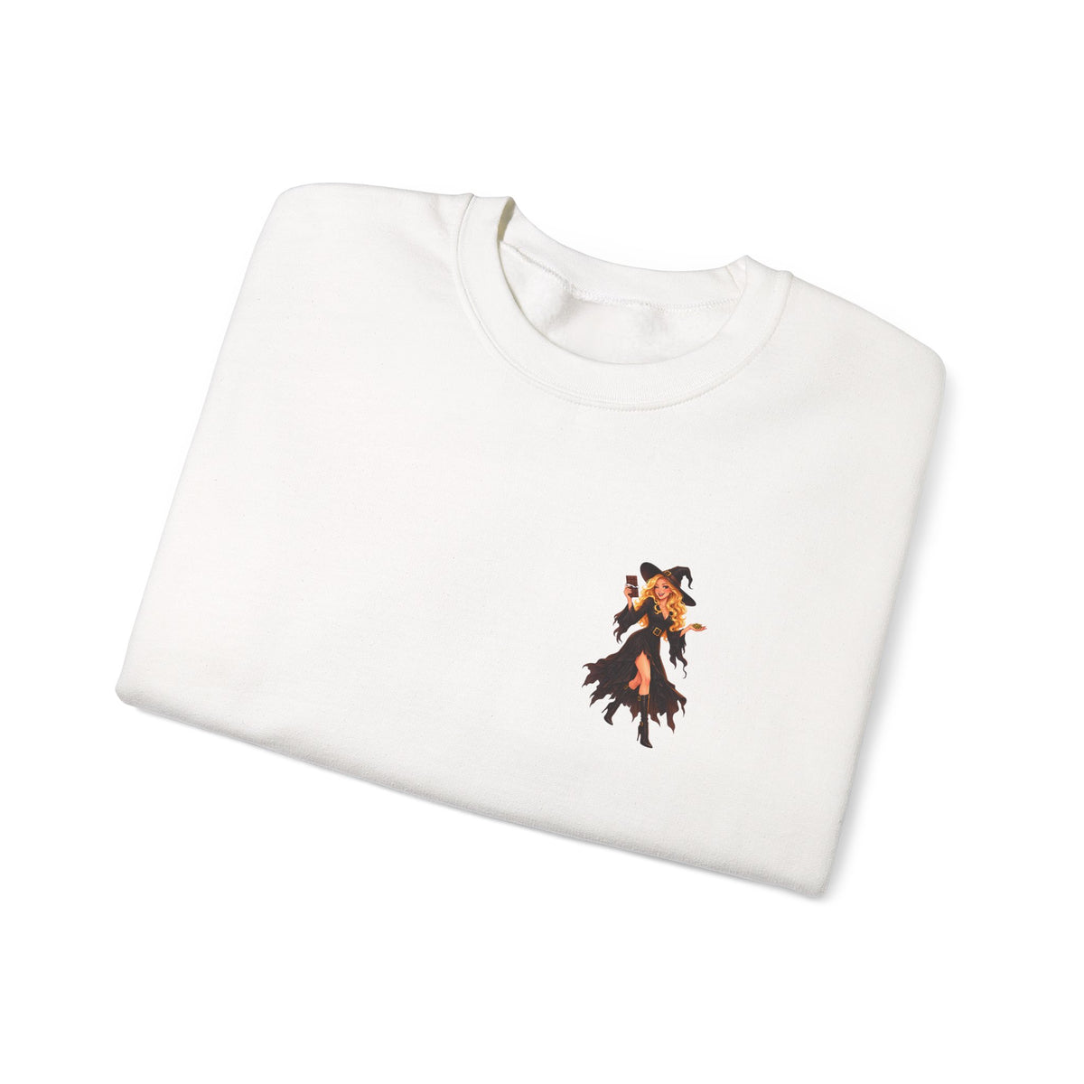 Chocolate Witch Pocket Crewneck Sweatshirt | Andra Annette | Pounds to Go