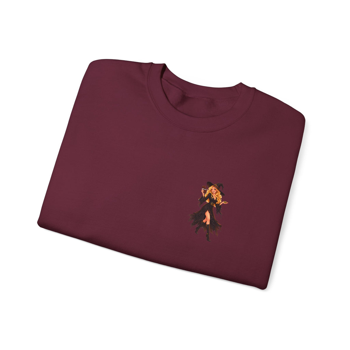 Chocolate Witch Pocket Crewneck Sweatshirt | Andra Annette | Pounds to Go