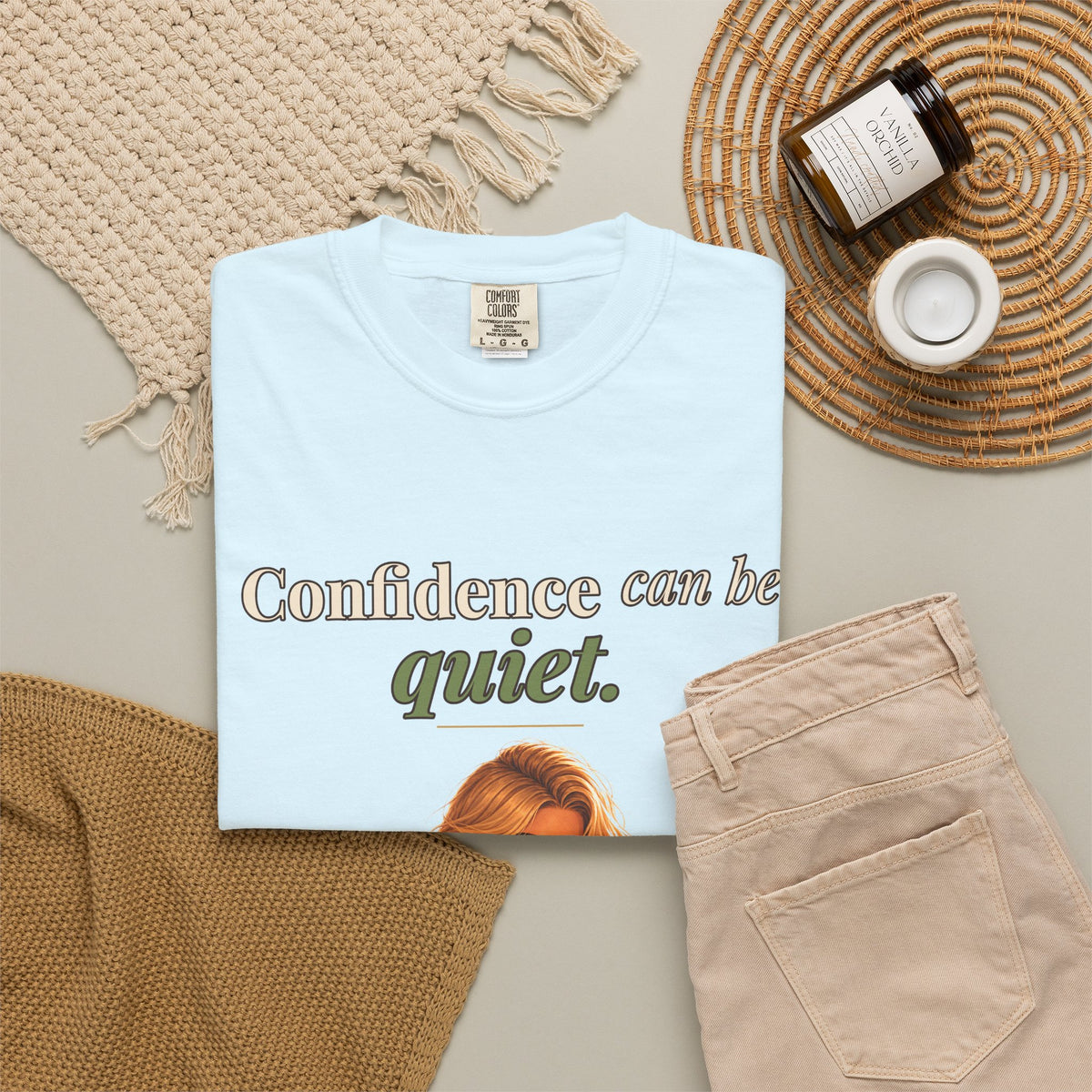 Confidence Can Be Quiet Women's Relaxed Tee | Andra Annette | Pounds to Go
