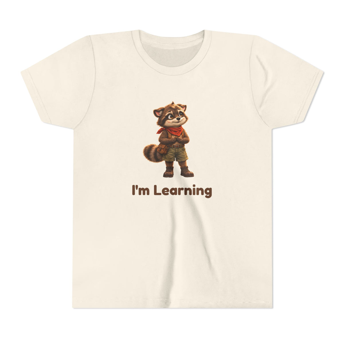 Milo the Raccoon "I'm Learning" Kids Tee