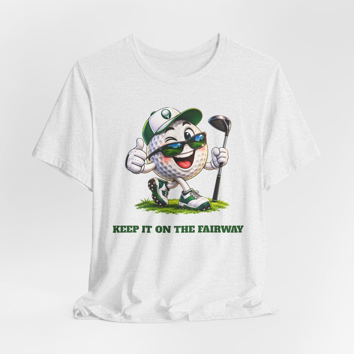 Keep It on the Fairway Golf Ball T-Shirt | Funny Golf Gift | Pounds to Go