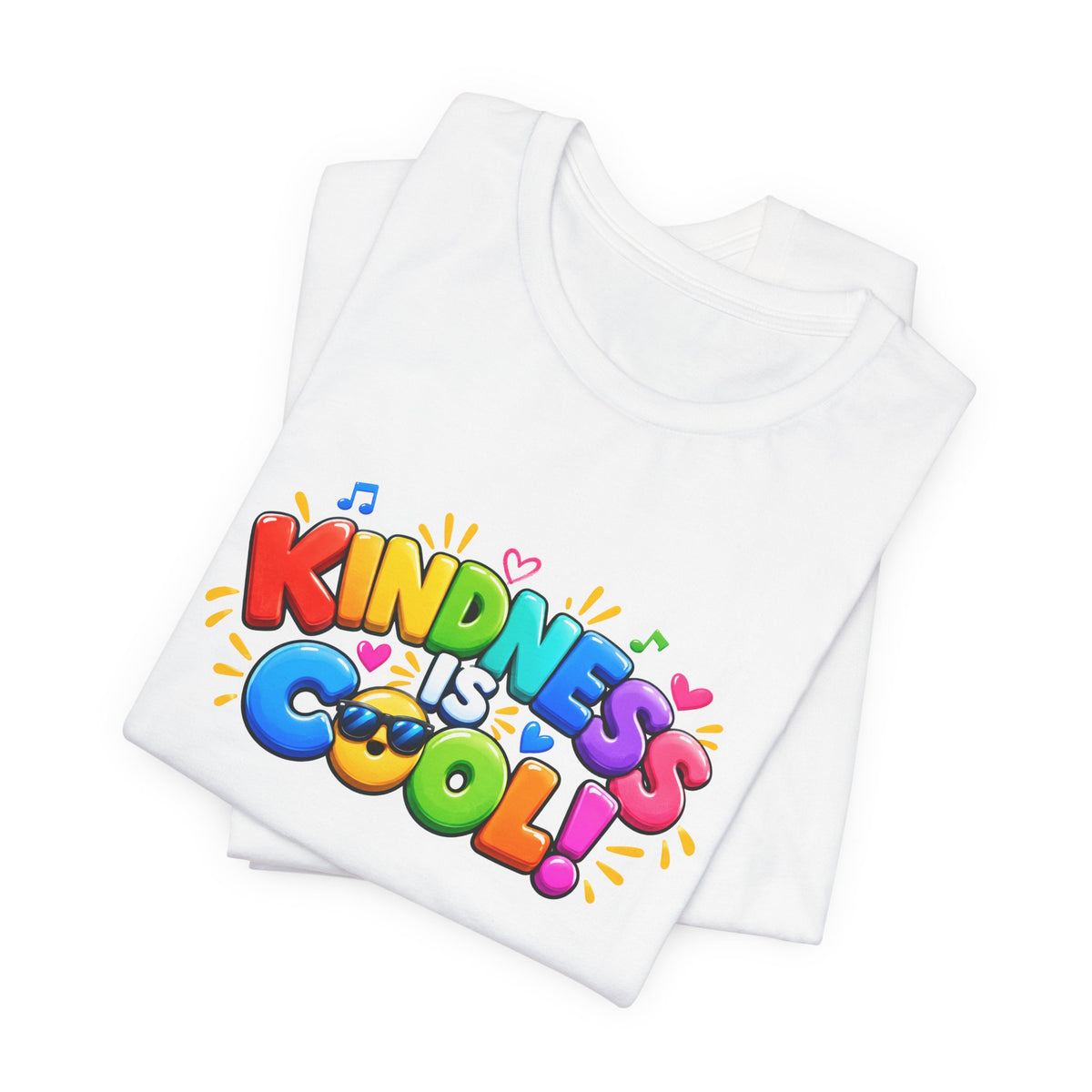 Kindness Is Cool T-Shirt - Colorful Be Kind Tee for Teachers, Moms and Kindness Day
