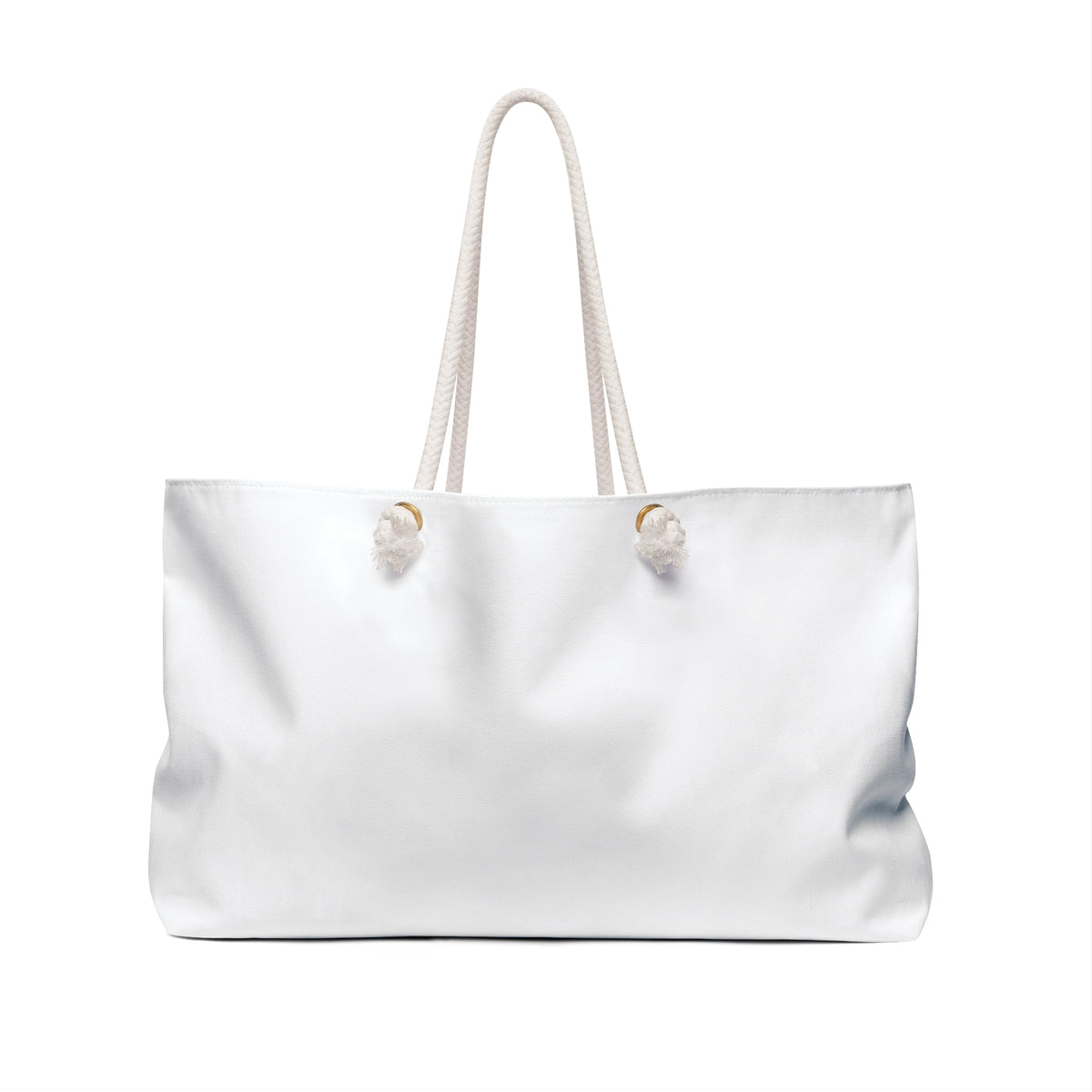 Rocky Finds His Roar White Weekender Tote Bag | Rocky the Puppy Oversized Tote