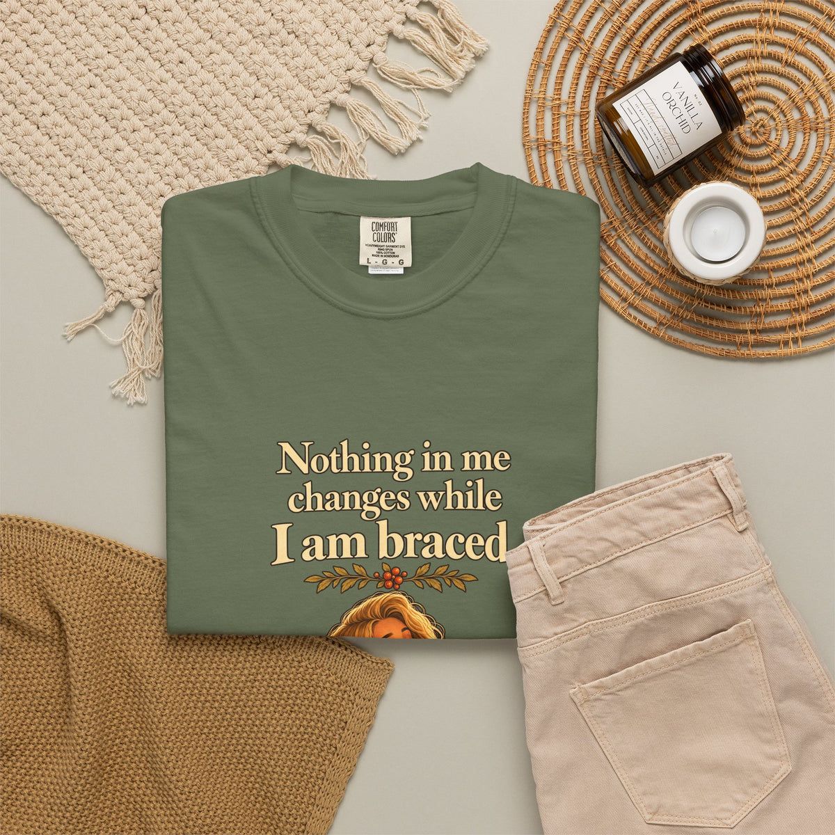 Nothing in Me Changes While I Am Braced Women's Relaxed Tee | Andra Annette | Pounds to Go