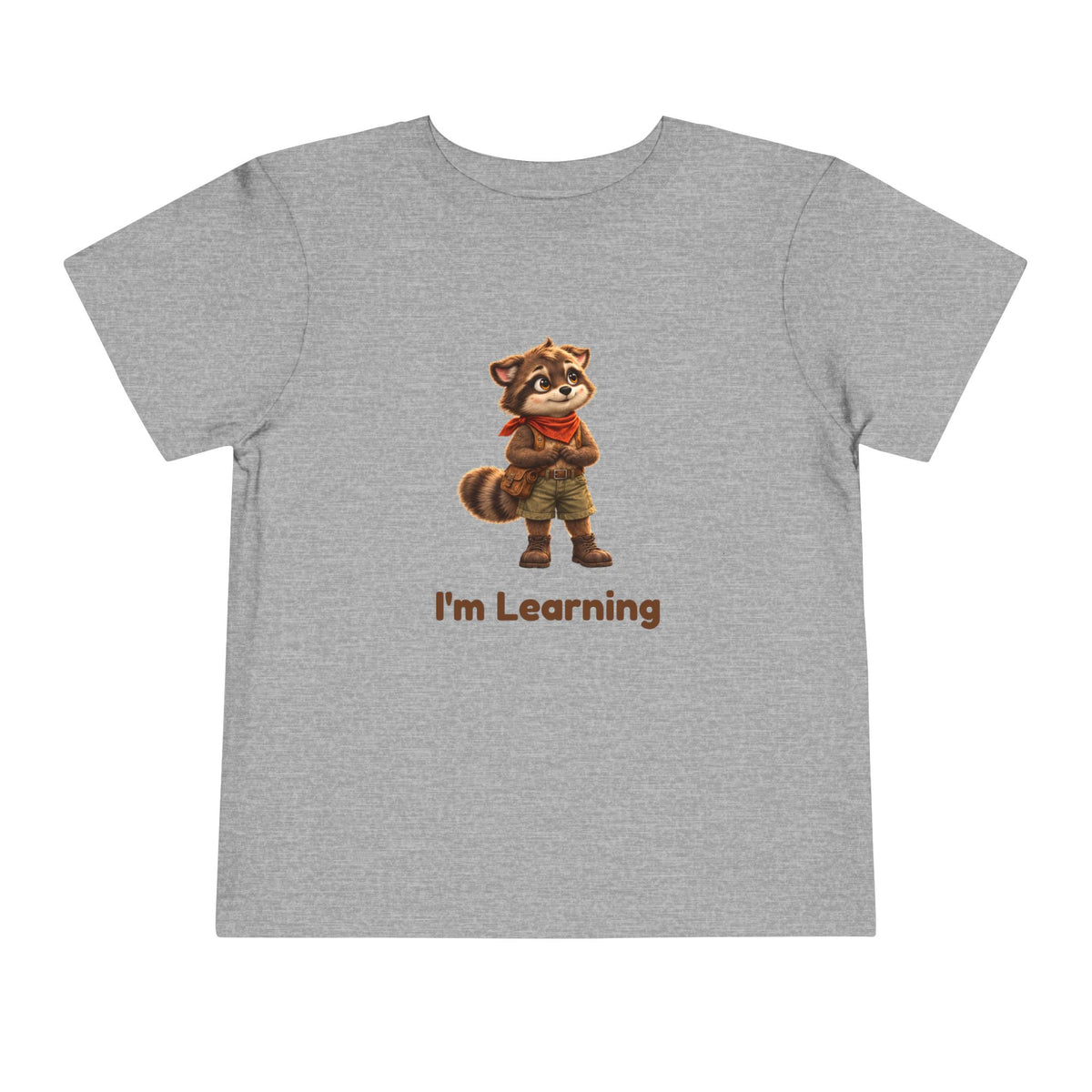 Milo the Raccoon "I'm Learning" Toddler Tee