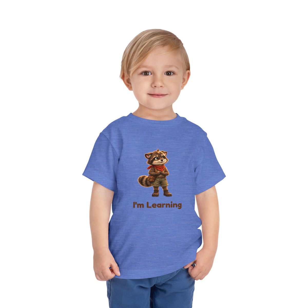 Milo the Raccoon "I'm Learning" Toddler Tee
