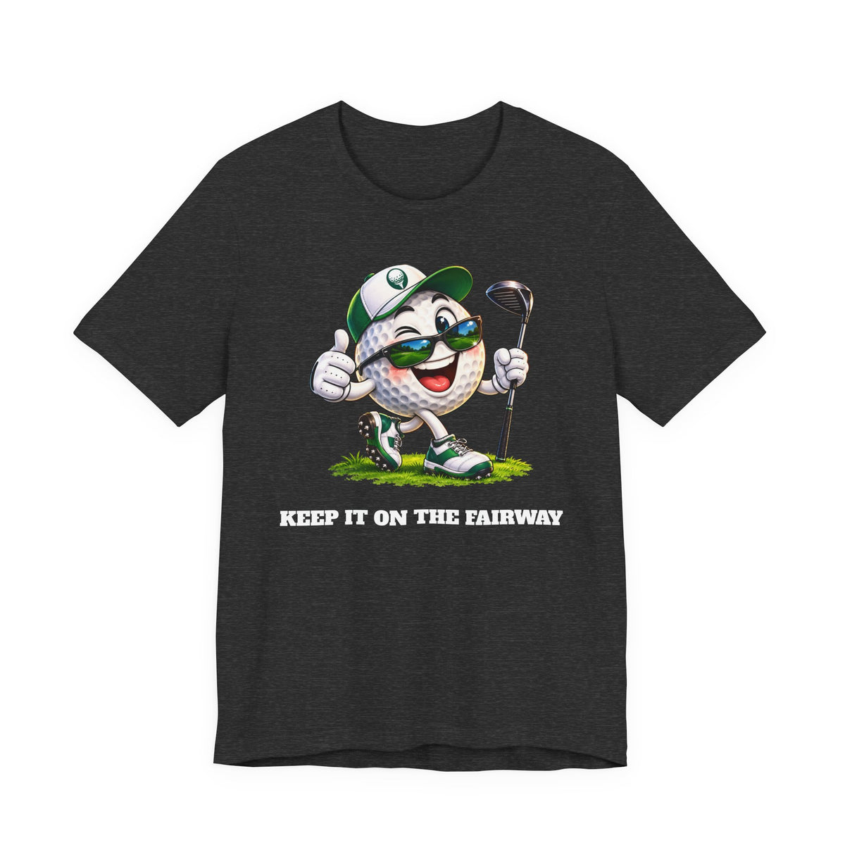 Keep It on the Fairway Golf Ball T-Shirt | Funny Golf Gift | Pounds to Go
