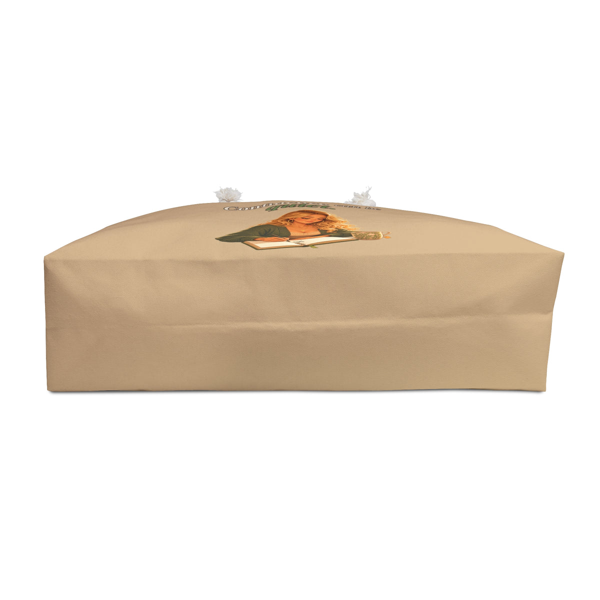 Confidence Can Be Quiet Tan Weekender Tote Bag | Andra Annette | Pounds to Go
