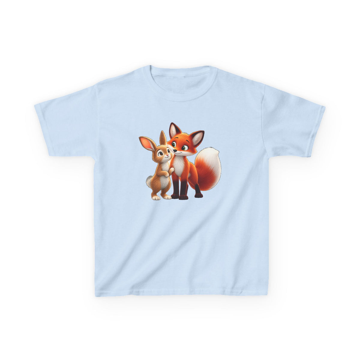 Brave Bunny & The Friendly Fox Kids T-Shirt | Children's Book Character Tee