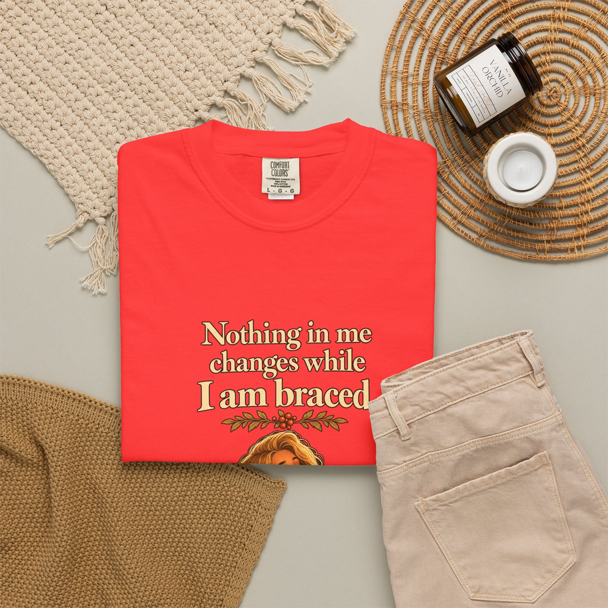 Nothing in Me Changes While I Am Braced Women's Relaxed Tee | Andra Annette | Pounds to Go