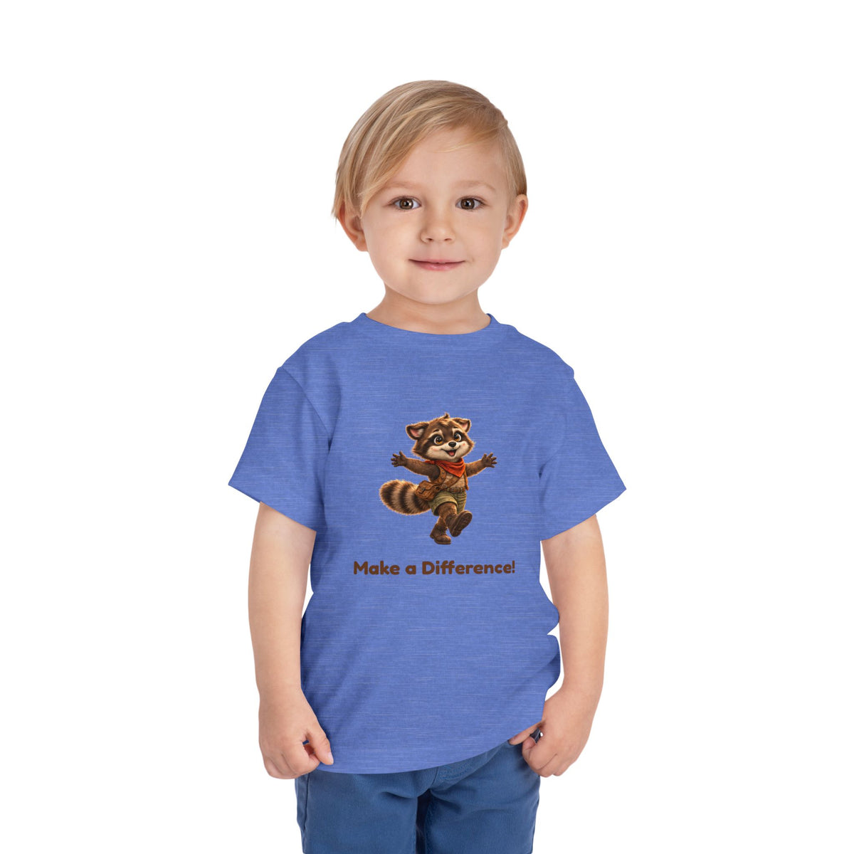 Milo the Raccoon "Make a Difference!" Toddler Tee