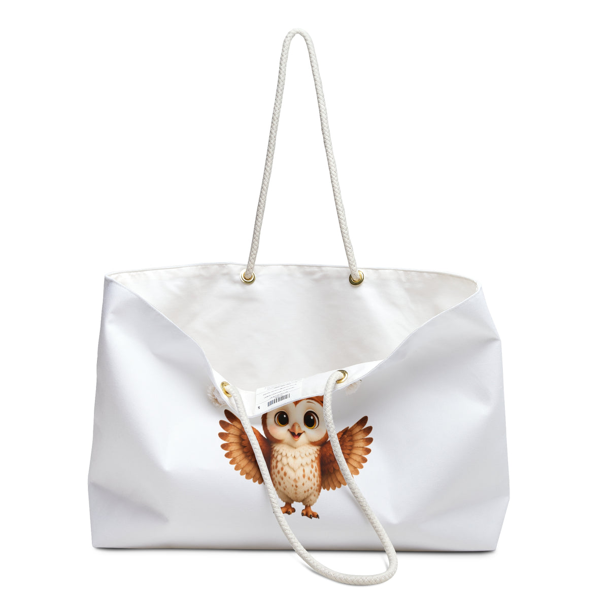 Olwyn the Owl "You Belong Here" Weekender Tote Bag | The Owl Without a Tree Oversized Tote