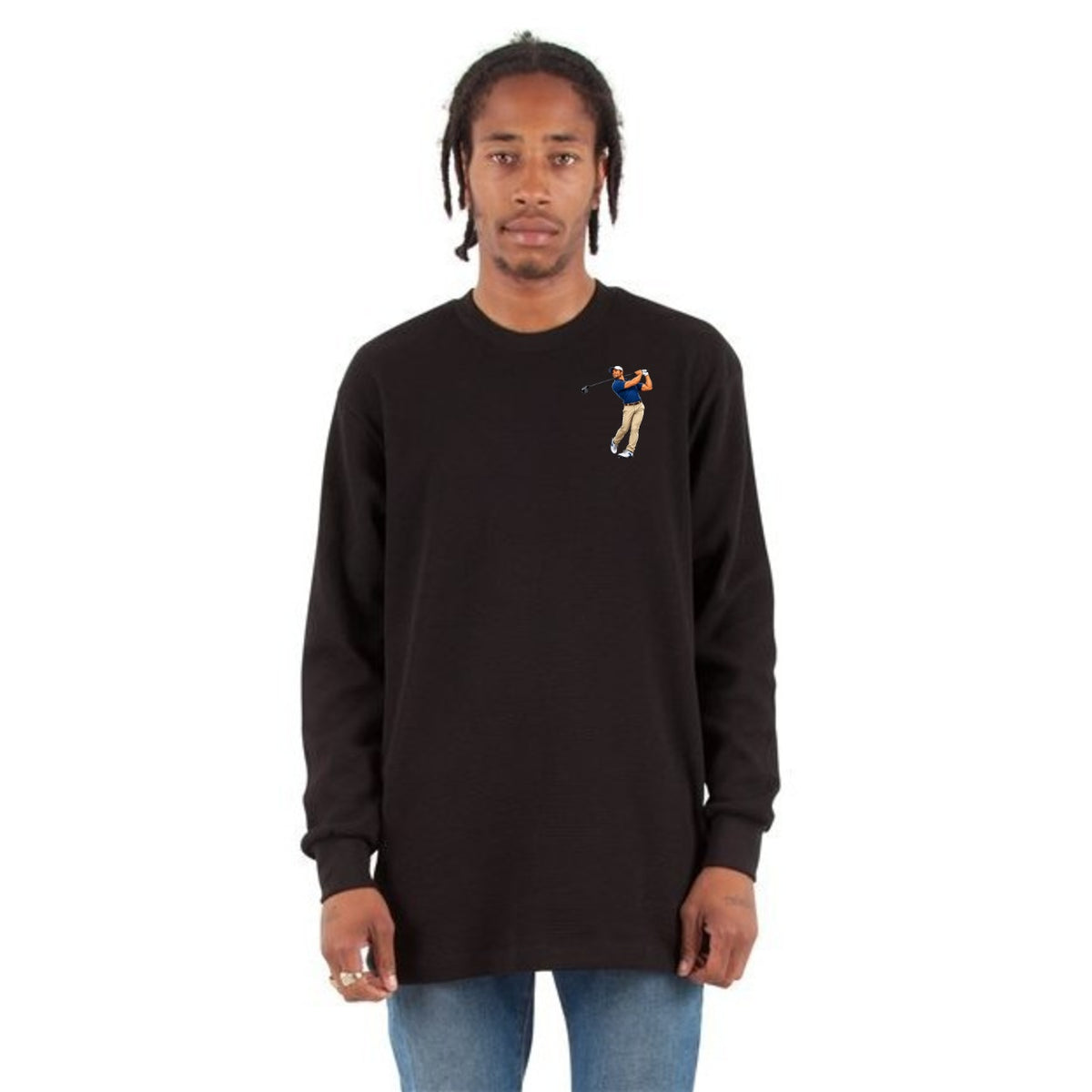 Golfer Thermal Long Sleeve Shirt | Men's Golf Gift | Pounds to Go