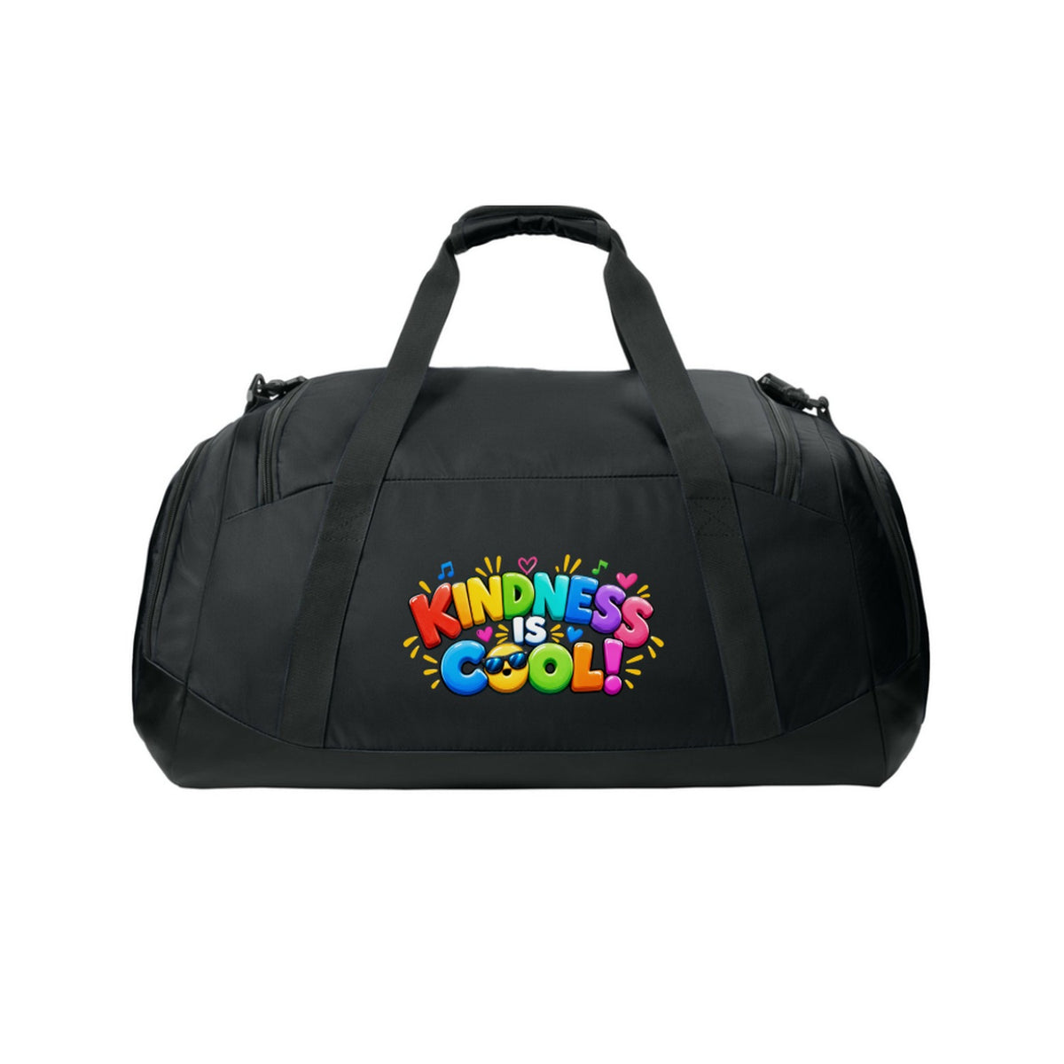 Kindness Is Cool Gym Bag | Large Duffel for Teachers & Coaches | PE Teacher Gift