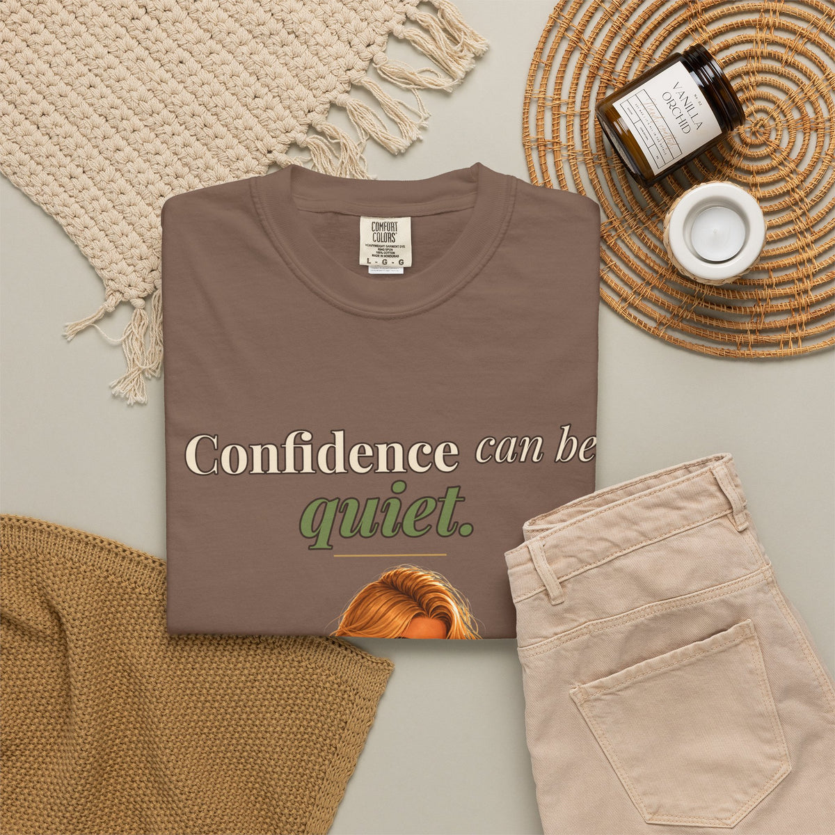 Confidence Can Be Quiet Women's Relaxed Tee | Andra Annette | Pounds to Go