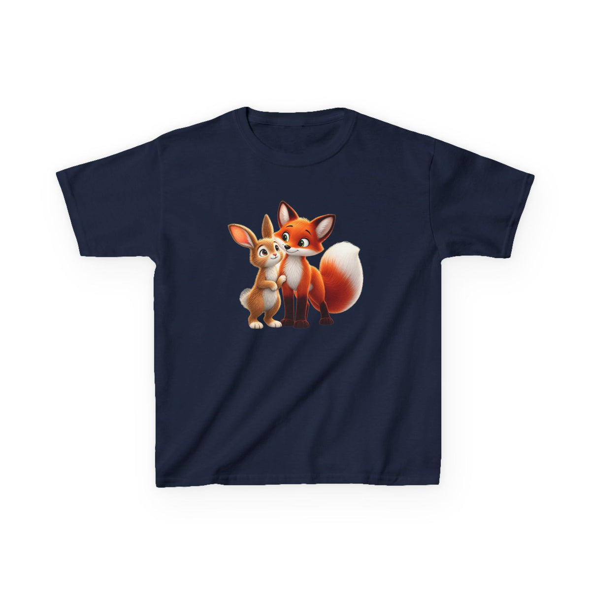 Brave Bunny & The Friendly Fox Kids T-Shirt | Children's Book Character Tee