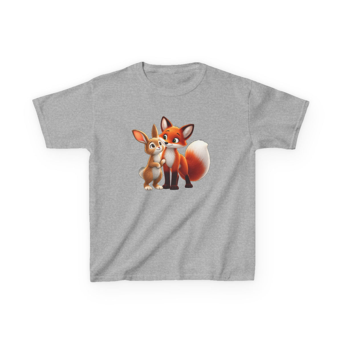 Brave Bunny & The Friendly Fox Kids T-Shirt | Children's Book Character Tee