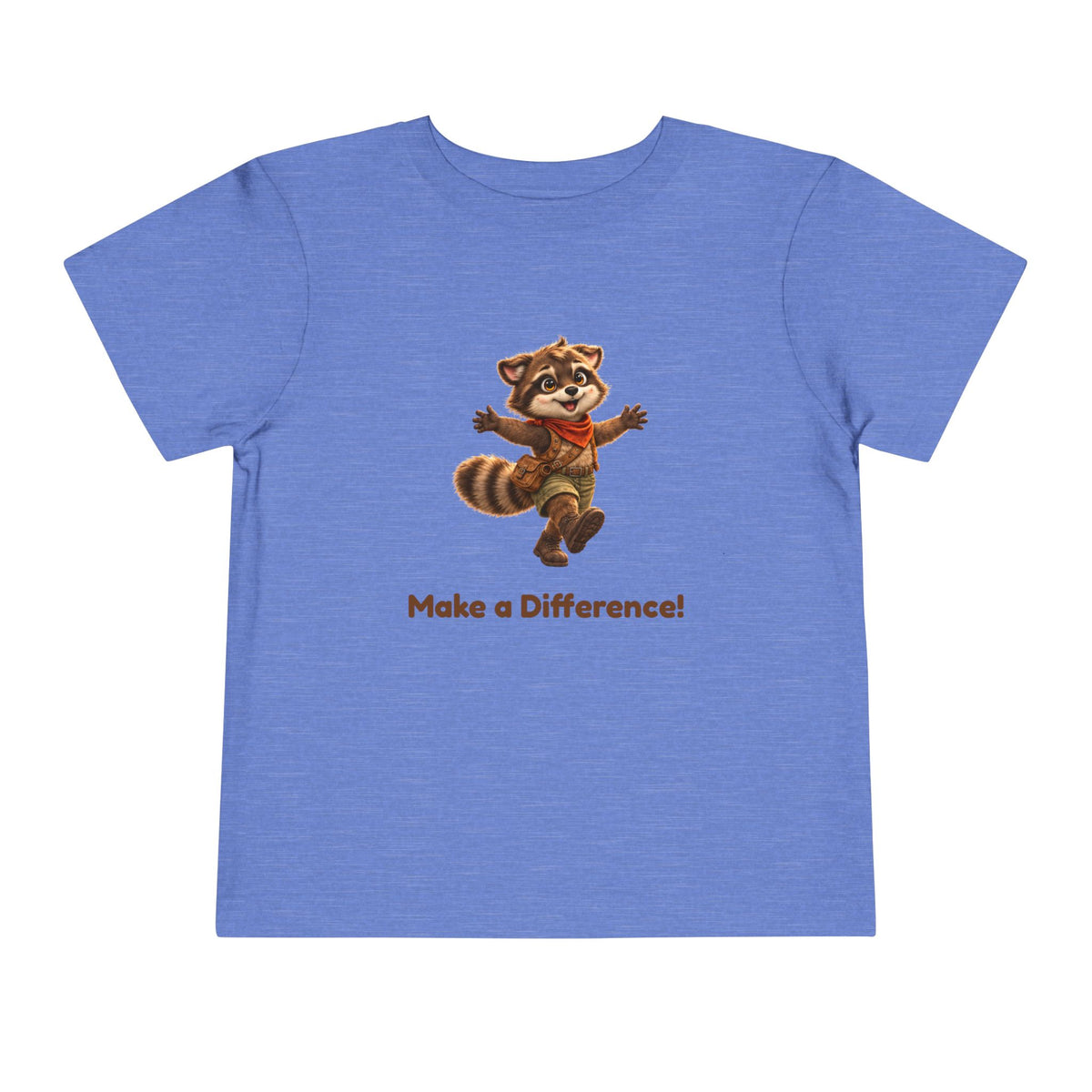 Milo the Raccoon "Make a Difference!" Toddler Tee
