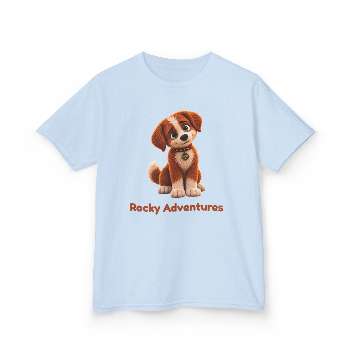 Rocky Adventures Kids T-Shirt | Rocky Finds His Roar Puppy Tee