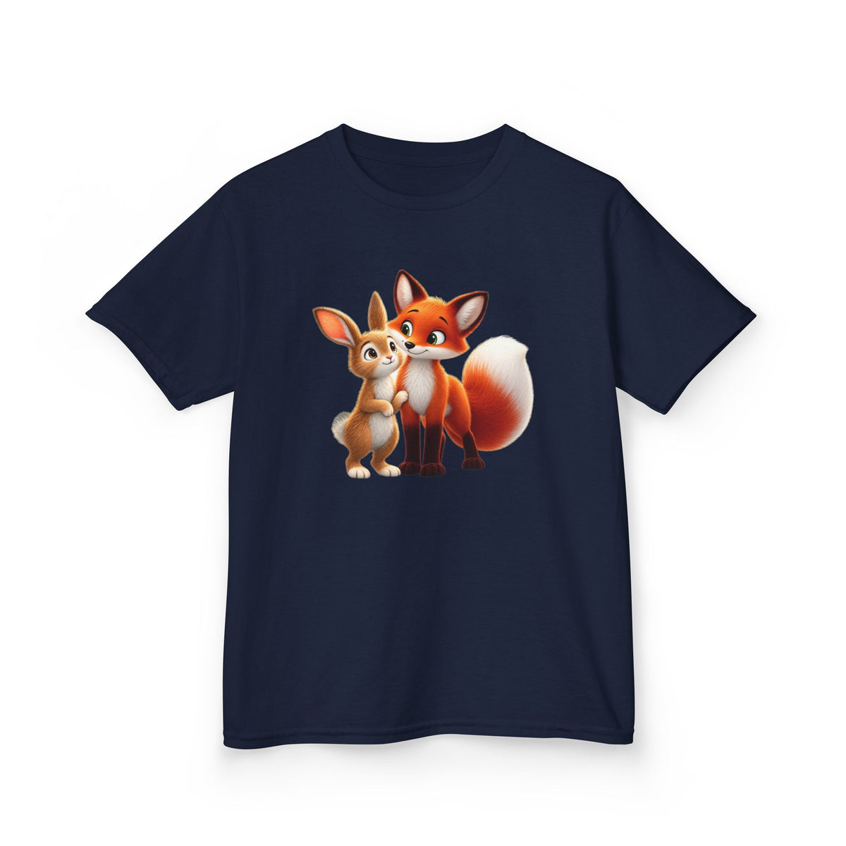 Brave Bunny & The Friendly Fox Kids T-Shirt | Children's Book Character Tee