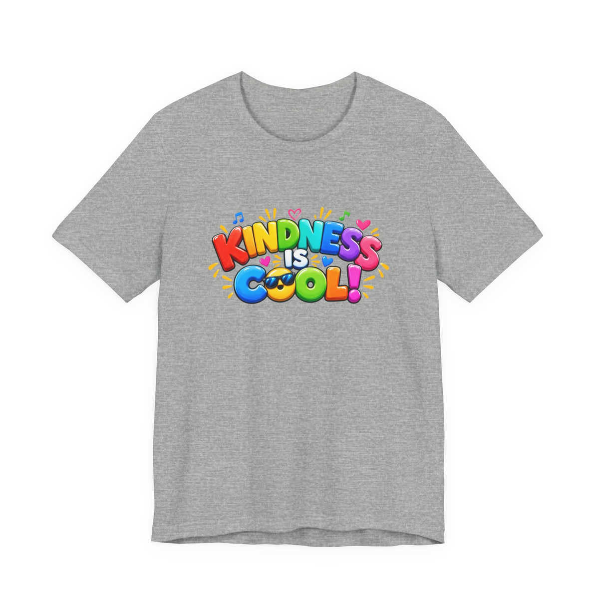 Kindness Is Cool T-Shirt - Colorful Be Kind Tee for Teachers, Moms and Kindness Day