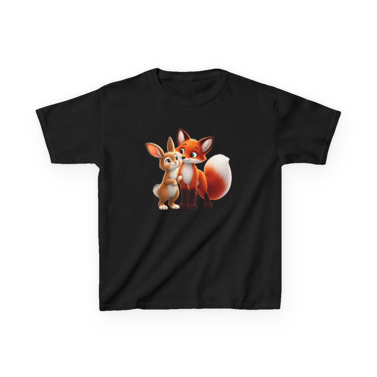 Brave Bunny & The Friendly Fox Kids T-Shirt | Children's Book Character Tee
