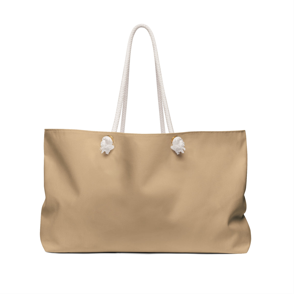 Milo the Meerkat "You Don't Have to Match to Belong" Tan Weekender Tote Bag | The Meerkat in the Mountains