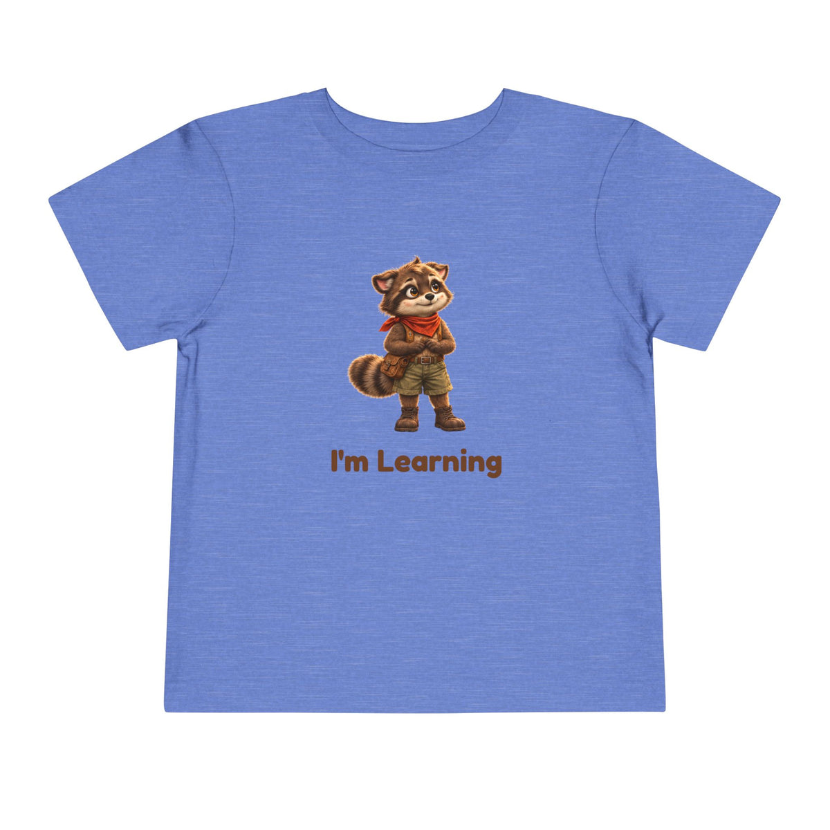 Milo the Raccoon "I'm Learning" Toddler Tee