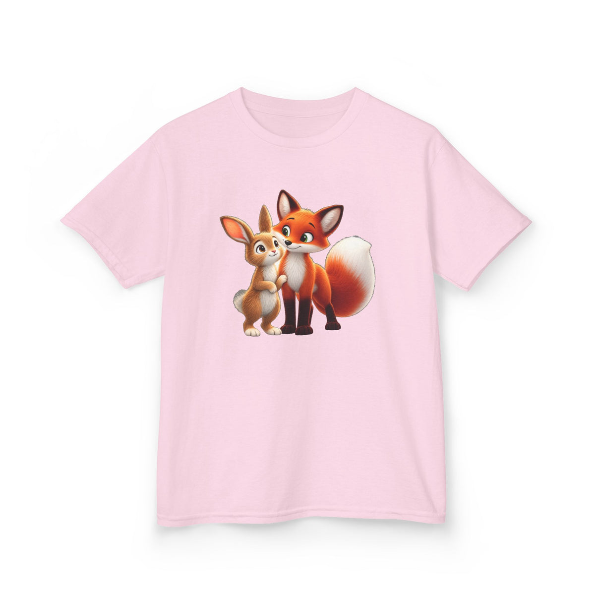 Brave Bunny & The Friendly Fox Kids T-Shirt | Children's Book Character Tee