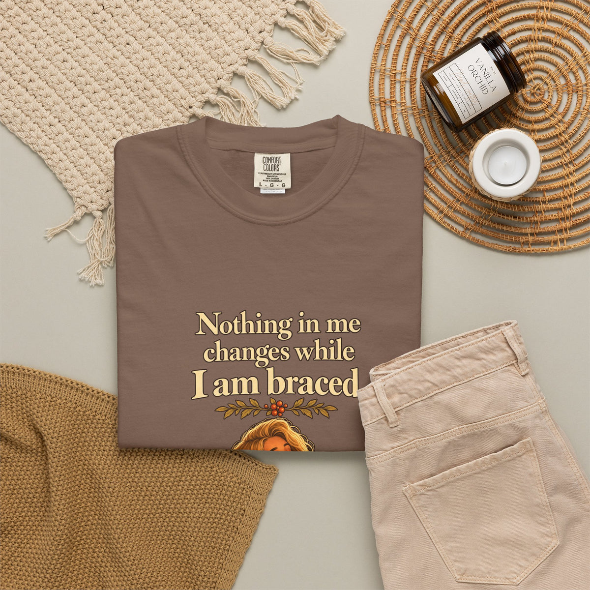 Nothing in Me Changes While I Am Braced Women's Relaxed Tee | Andra Annette | Pounds to Go